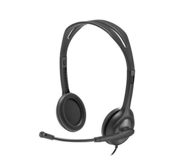 Audífonos Diadema Logitech H111 Gris Stereo