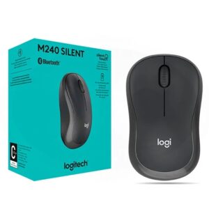 Logitech M240 Silent, Bluetooth 90% Silencioso, Color Negro