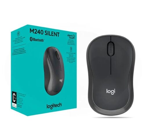 Logitech M240 Silent, Bluetooth 90% Silencioso, Color Negro